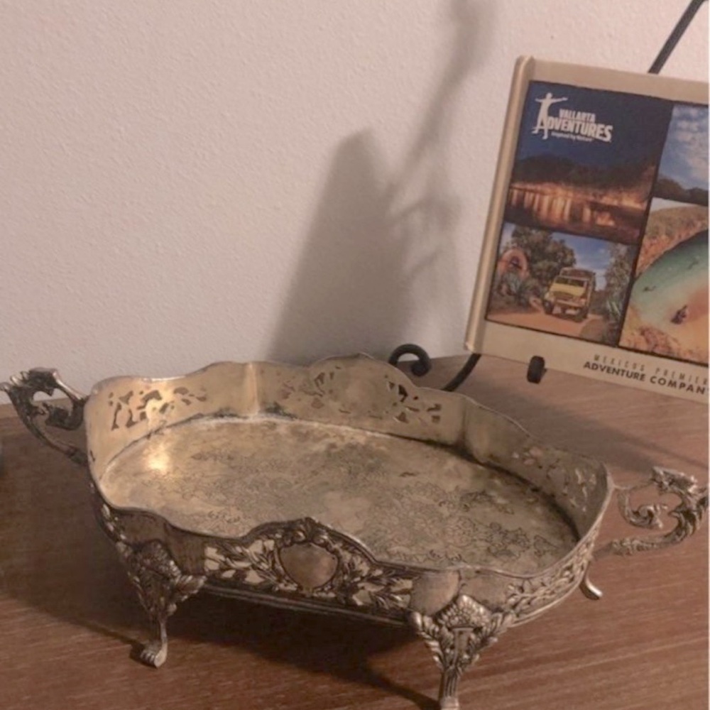 Unique Indian tray Beautiful decor